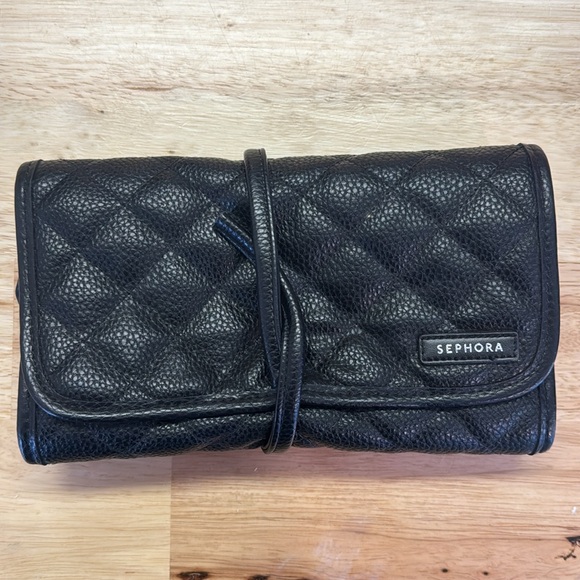 NWOT Sephora Roll-Up Travel Bag with ColourPop brushes. Brand new! - Picture 3 of 3